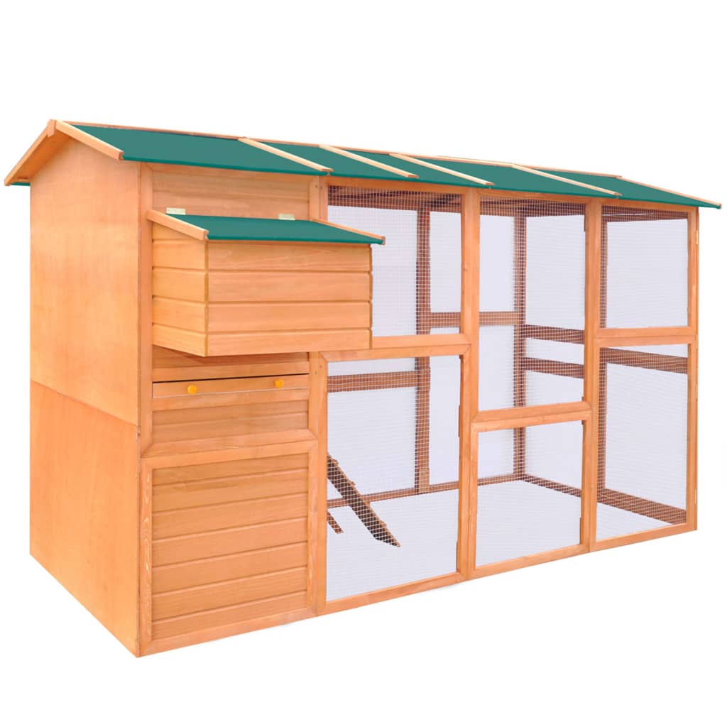 foto del prodotto pollaio 295 x 163 x 170 cm legno marrone 02 0001660
