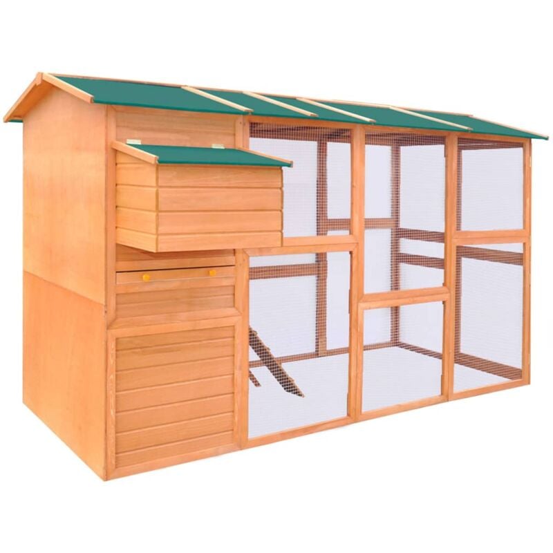 foto del prodotto pollaio 295 x 163 x 170 cm legno marrone 020001660