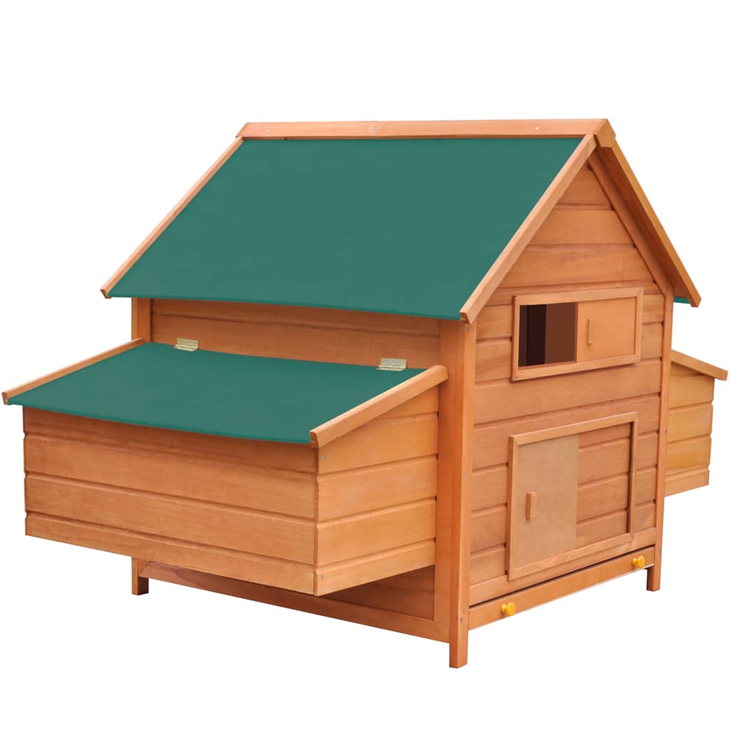 foto del prodotto pollaio in legno 157x97x110 cm cod mxl 49961