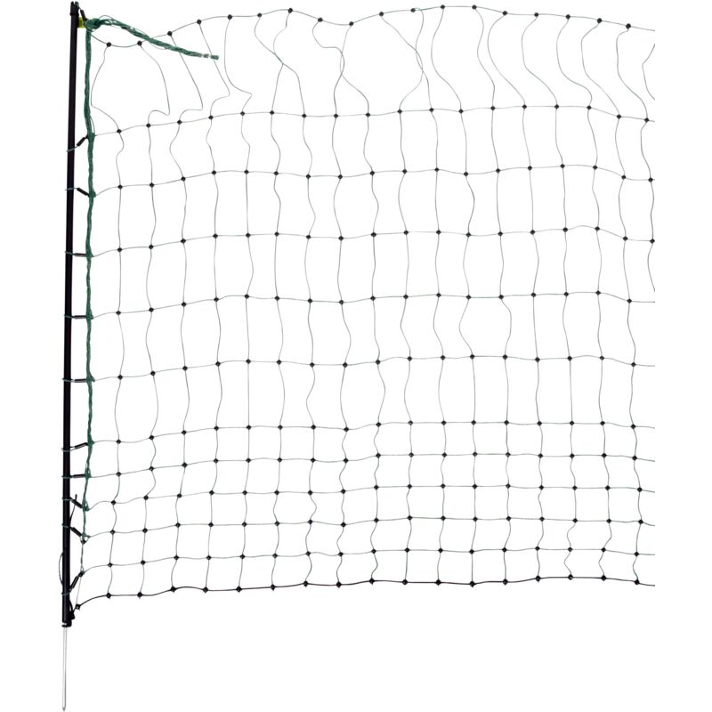 foto del prodotto pollame netto singolo prong non electrifiable, 25 m 112 cm, verde kerbl