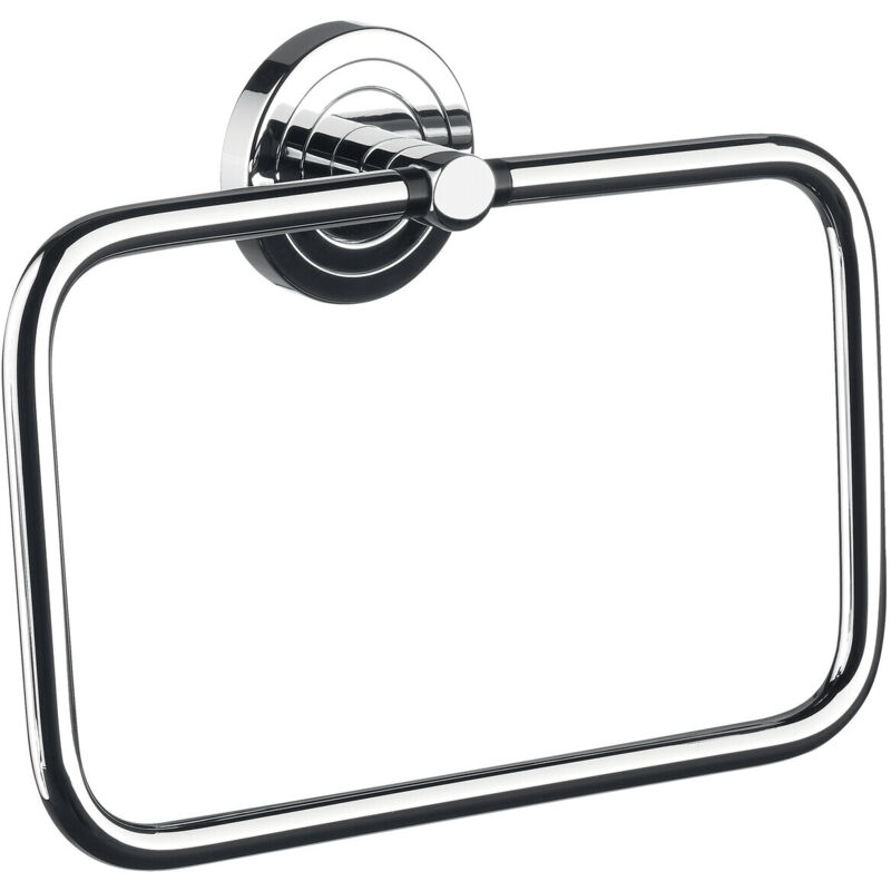 foto del prodotto polo anneau porte serviettes, pivotant, 210x153mm, chrome, emco