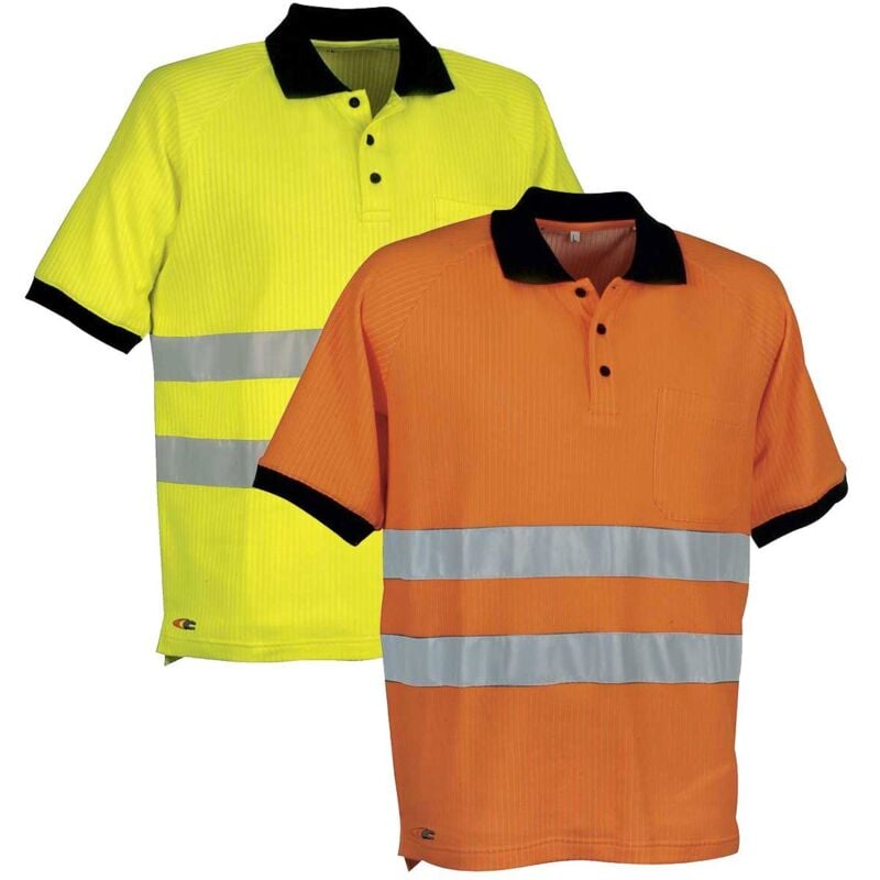 foto del prodotto polo da lavoro ad alta visibilit cofra helpway l arancione