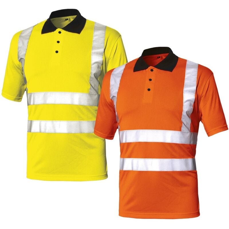 foto del prodotto polo da lavoro alta visibilit industrial starter polo basic av 08184 xxxl arancione