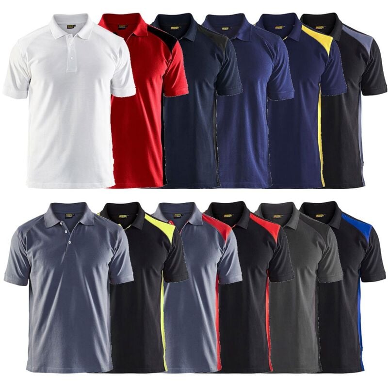 foto del prodotto polo da lavoro blaklader 3324 xl grigio rosso
