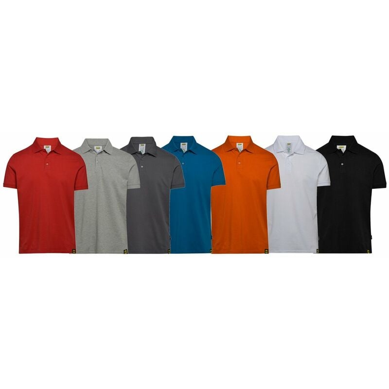 foto del prodotto polo da lavoro diadora utility mc atlar organic l blu