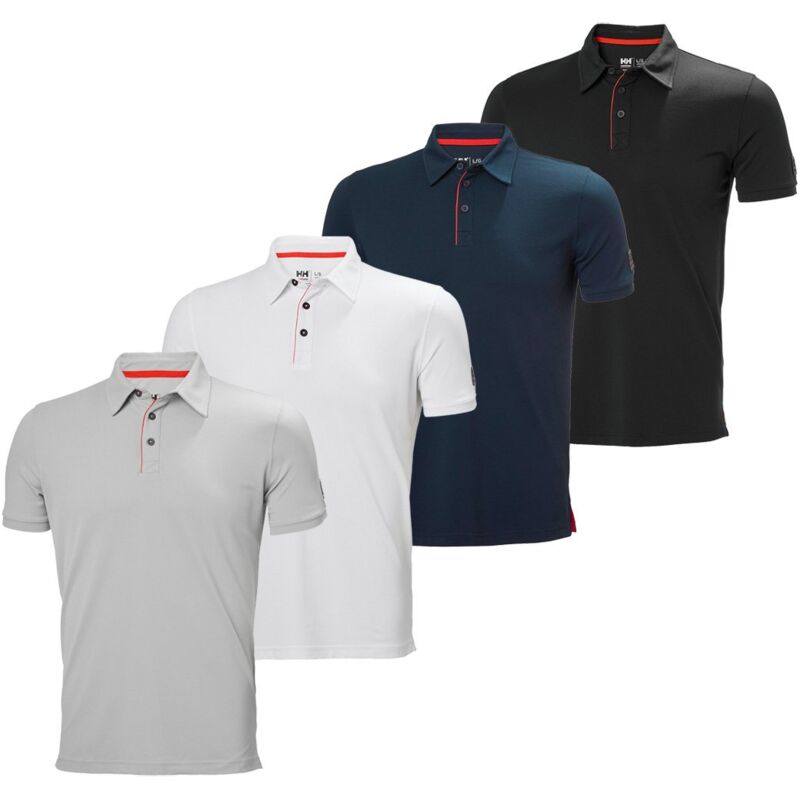 foto del prodotto polo da lavoro helly hansen kensington tech polo xl nero