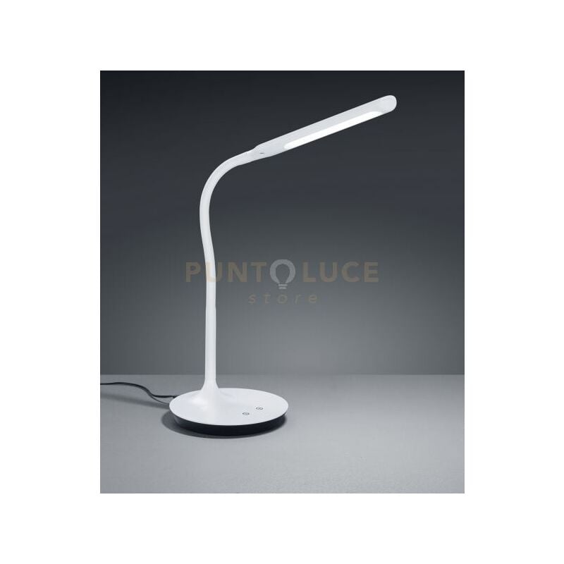 foto del prodotto polo lampada studio led 5w 550lm, 3000 4000 5000k bianca flessibile dimmerabile h.41cm