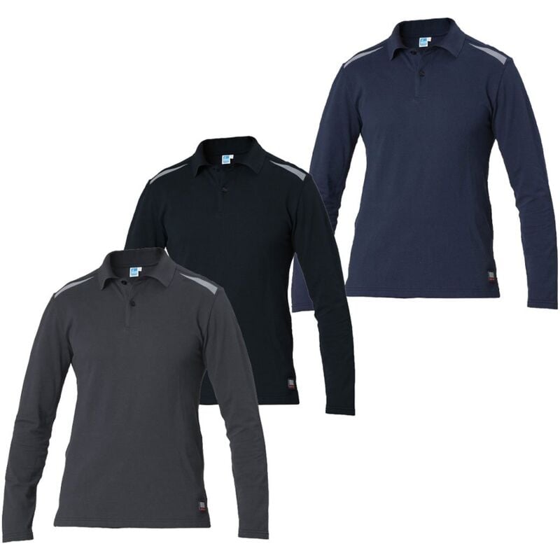 foto del prodotto polo manica lunga siggi task 2 23ma0550 - xl - blu