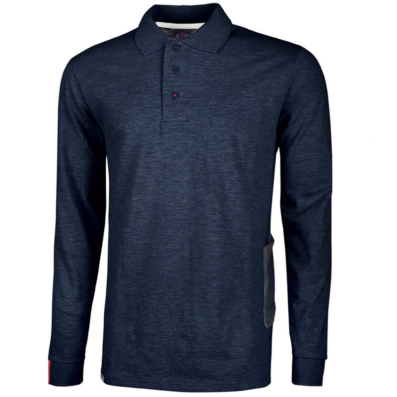foto del prodotto polo maniche lunghe enjoy live deep blue u power taglia xl