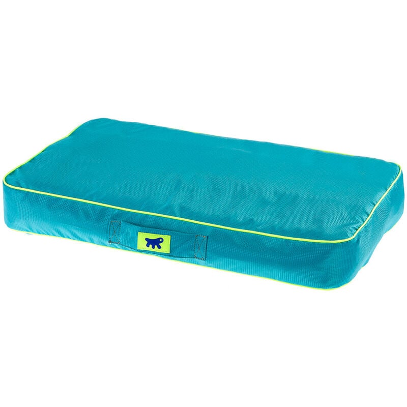 foto del prodotto polo materassino con imbottitura estraibile. in vari colori e misure.. variante 65 misure 65 x 40 x h 8 cm azzurro ferplast