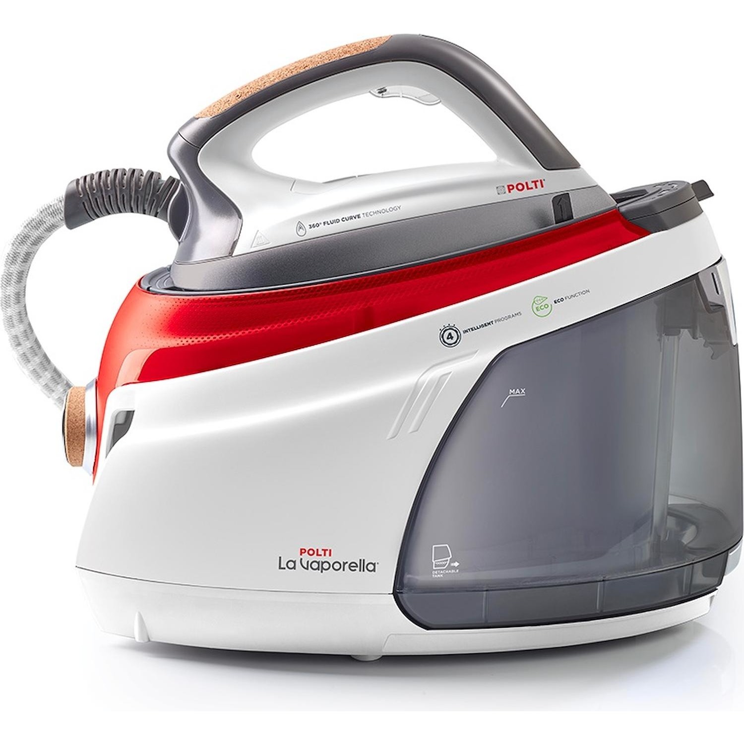 foto del prodotto polti la vaporella xm84c 2350 w 1,5 l alluminio grigio, rosso, bianco