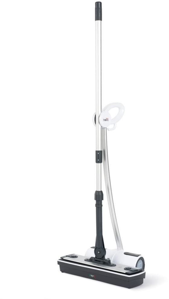 foto del prodotto polti moppy white scopa a vapore 0,7 l 1500 w nero, bianco