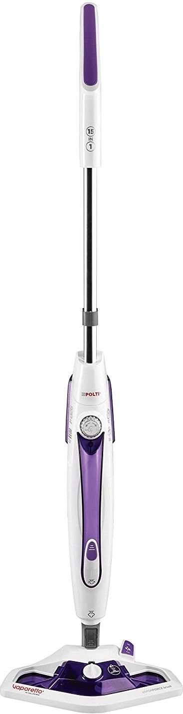 foto del prodotto polti vaporetto sv440 double scopa a vapore 0,3 l 1500 w viola, bianco - pteu0274