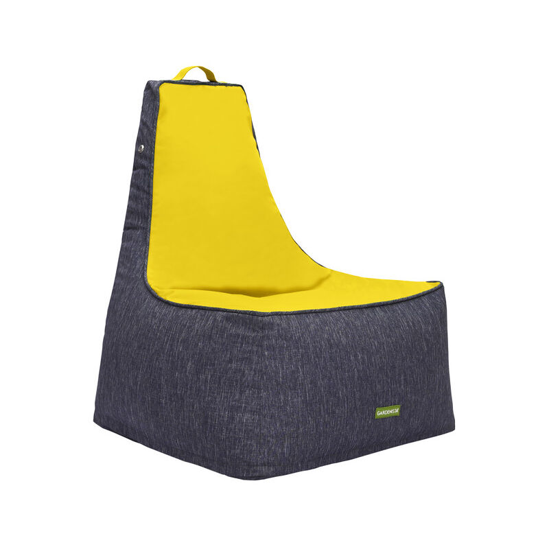 foto del prodotto poltrona a sacco gigante da esterno con schienale alto per adulti, relax, pronta per rilassarsi, giochi resistenti alle intemperie, borse da giardino
