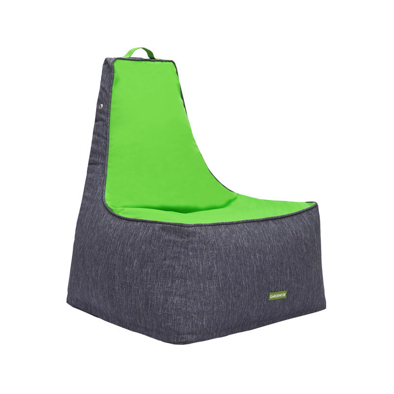 foto del prodotto poltrona a sacco gigante da esterno con schienale alto per adulti, relax, pronta per rilassarsi, giochi resistenti alle intemperie, borse da giardino