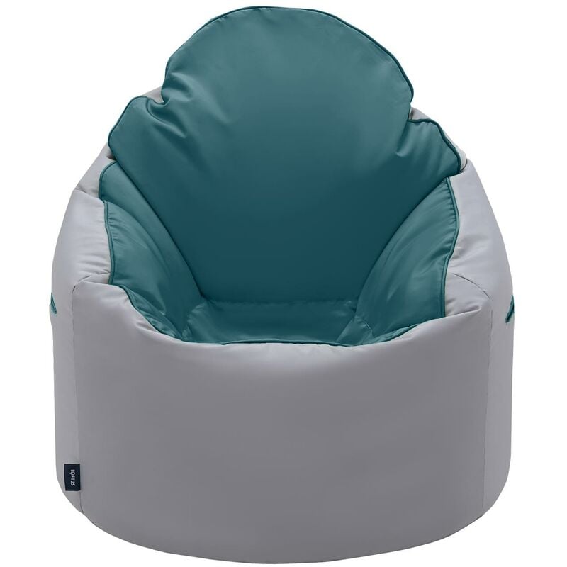 foto del prodotto poltrona a sacco per interni, 80x84 cm poltrona a sacco resistente all acqua, poltrona a sacco con schienale alto per il gaming, pouf rotonda con
