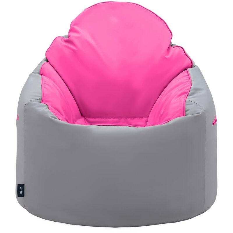 foto del prodotto poltrona a sacco per interni, 80x84 cm poltrona a sacco resistente all acqua, poltrona a sacco con schienale alto per il gaming, pouf rotonda con