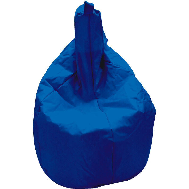foto del prodotto poltrona a sacco pouf in nylon blu avalli