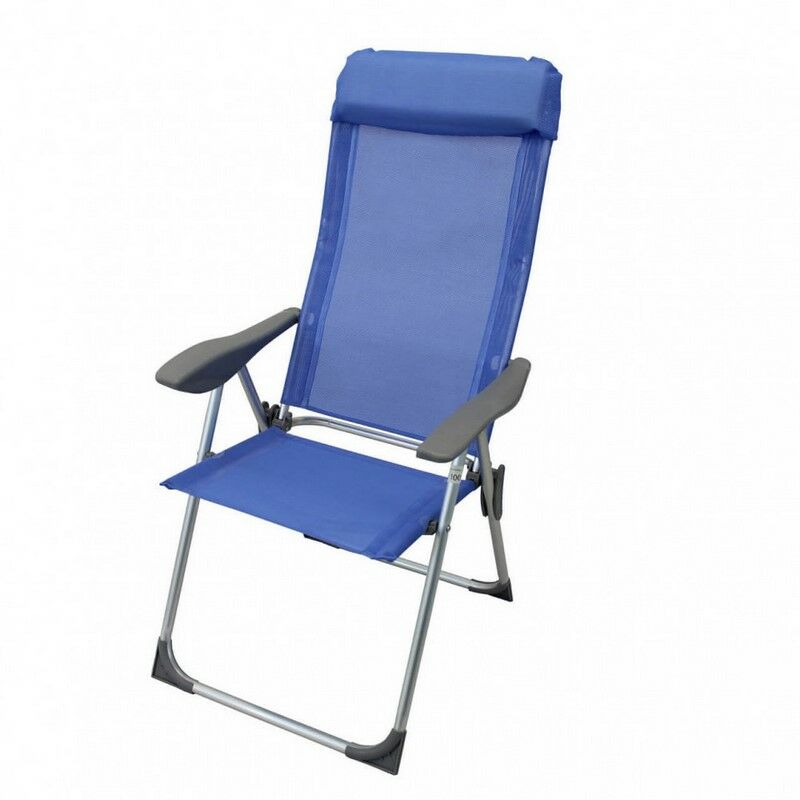 foto del prodotto poltrona alluminio 22 mm relax giulia textilene 59x60x109h