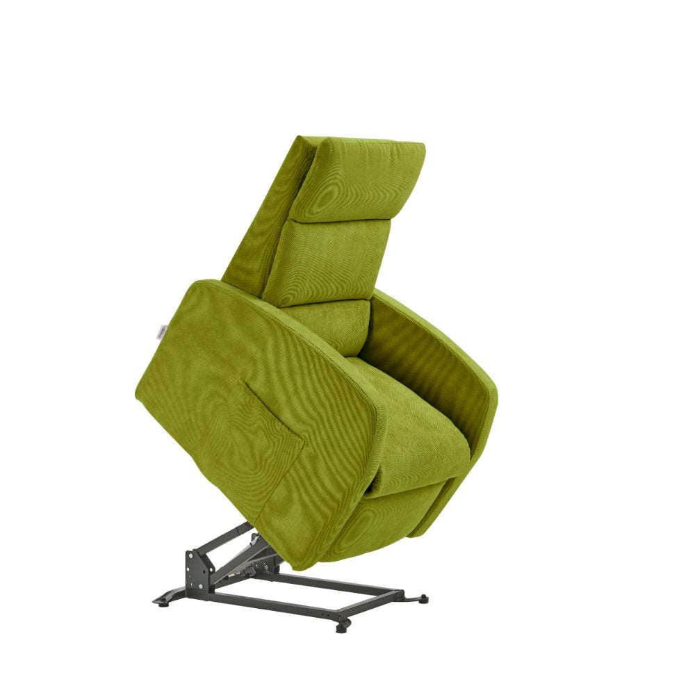 foto del prodotto poltrona alzapersona elettrica 2 motori 72x111x86 cm martina in microfibra dispositivo medico 1 verde
