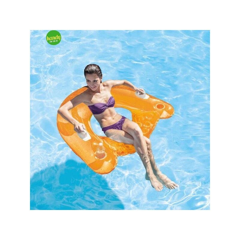 foto del prodotto poltrona aperta gonfiabile intex sit float 147x99