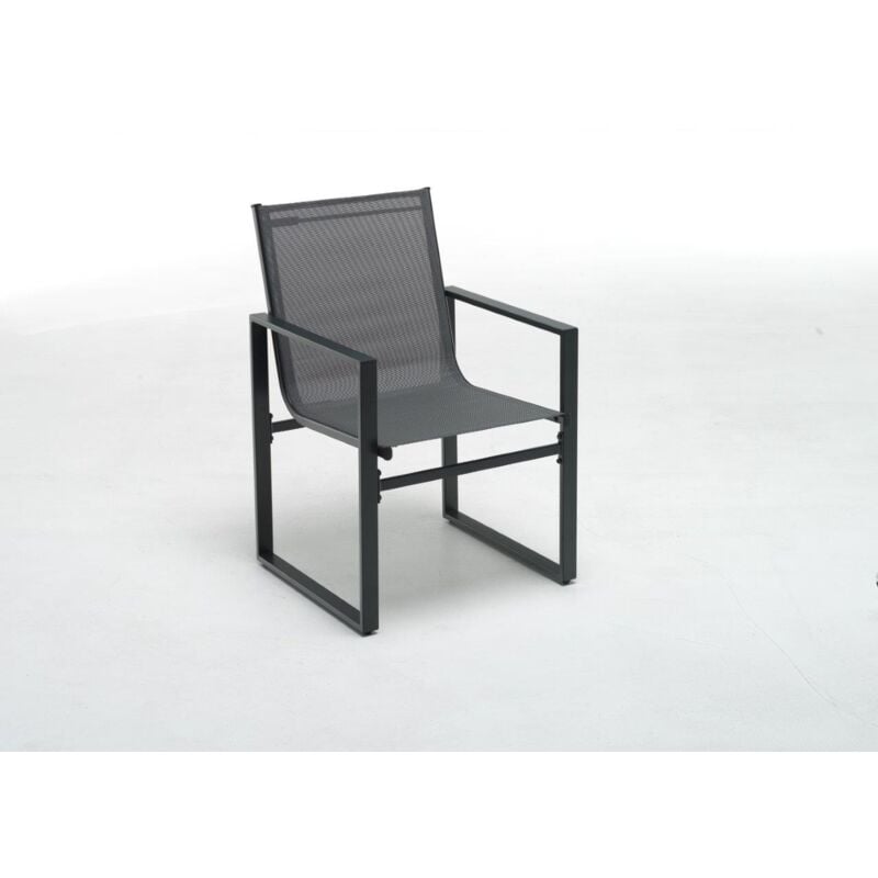 foto del prodotto poltrona boston textilene antracite 62x57x86cm m0785-38