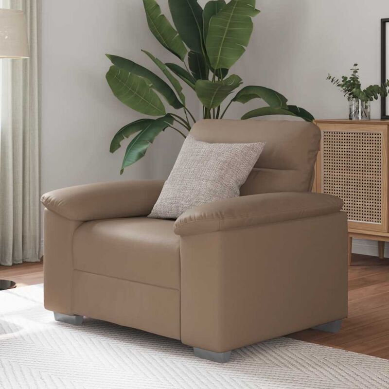 foto del prodotto poltrona cappuccino 60 cm in similpelle vidaxl