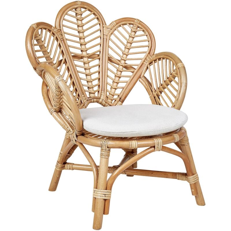 foto del prodotto poltrona da giardino in rattan naturale stile boho per bambini florentine ii