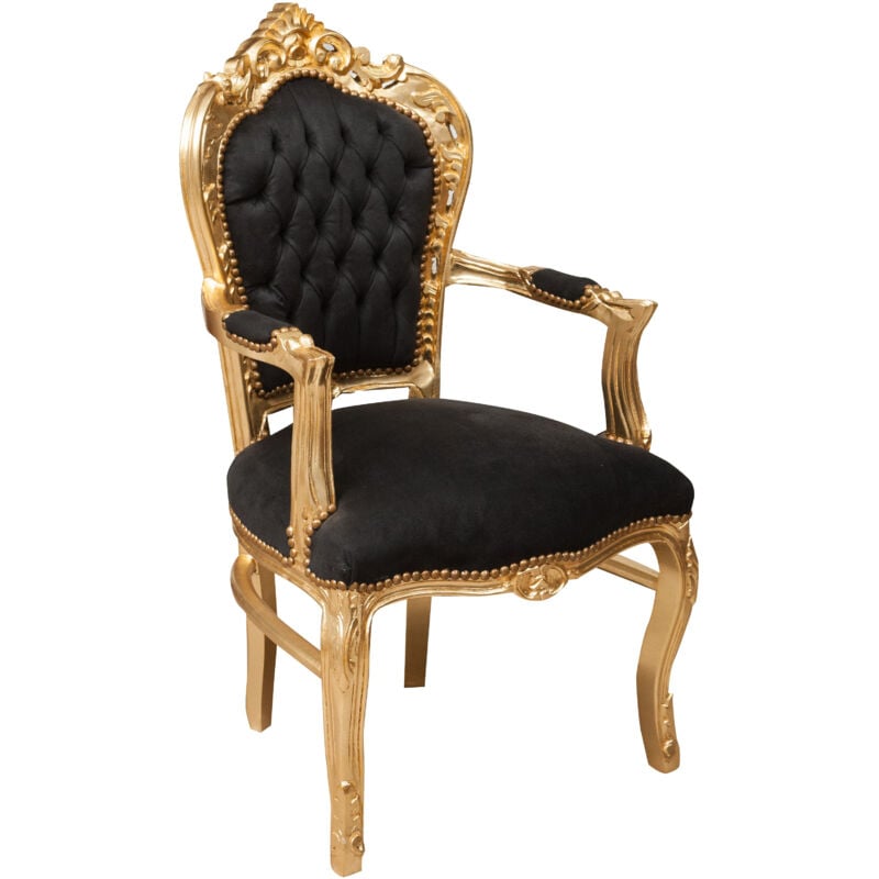 foto del prodotto poltrona da letto poltroncina imbottita stile francese luigi xvi poltrona con braccioli in legno sedia da camera 60x60x107 cm