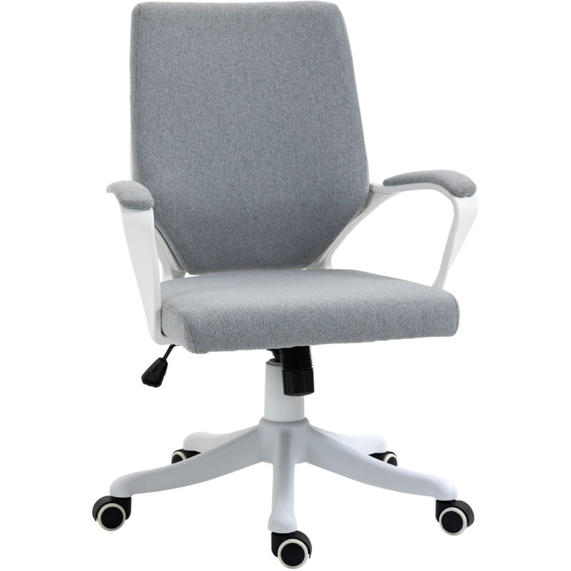 foto del prodotto poltrona da ufficio ergonomica altezza regolabile girevole e con ruote vinsetto