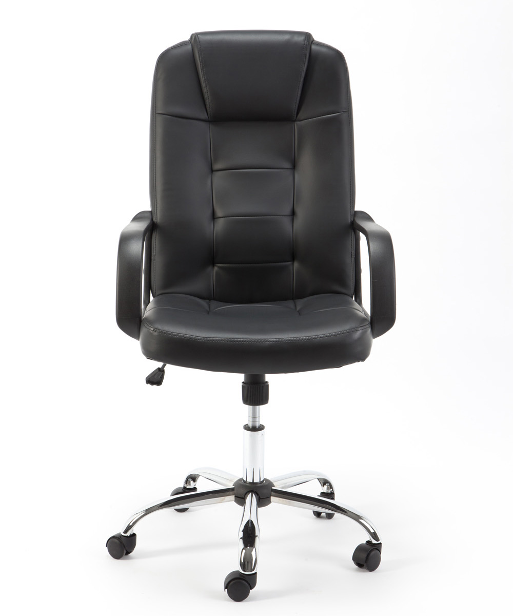 foto del prodotto poltrona da ufficio presidenziale ergonomica in ecopelle modello luxor