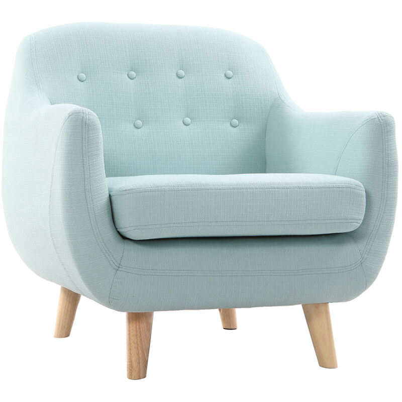 foto del prodotto poltrona design sfoderabile verde acqua ynok