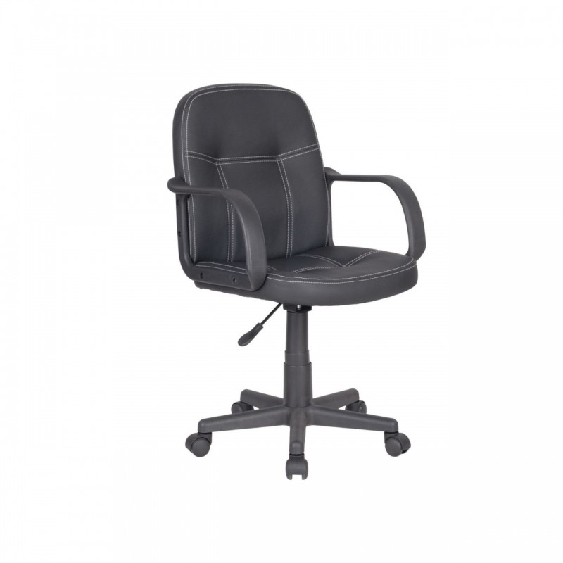 foto del prodotto poltrona direzionale grigia in metallo