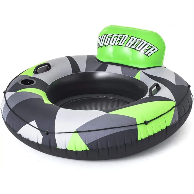 foto del prodotto poltrona galleggiante rugger rider i per 1persona 135cm bestway 121x121x47 cm
