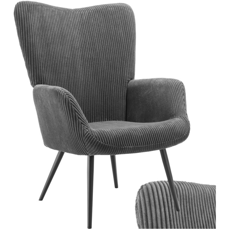 foto del prodotto poltrona hygge imbottita, ergonomica, carico massimo 150 kg poltrone da tv, poltrona relax, poltrona senza pouf