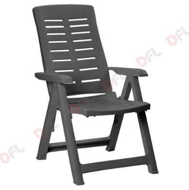 foto del prodotto poltrona in polipropilene 'yuma' nera