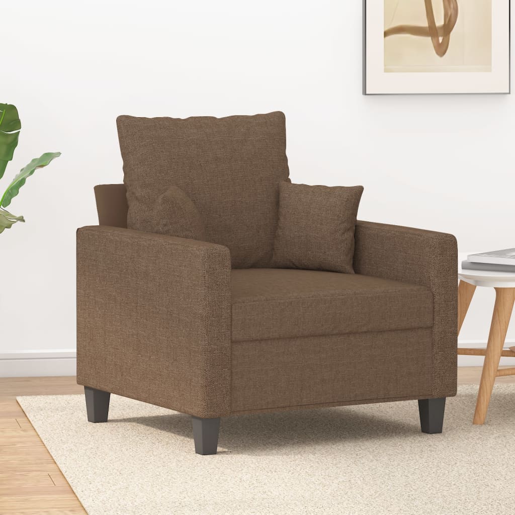 foto del prodotto poltrona marrone 60 cm in tessutocod mxl 83880