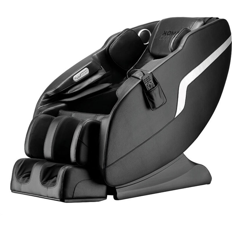 foto del prodotto poltrona massaggiante con funzione gravit zero kelso colore nero home deluxe