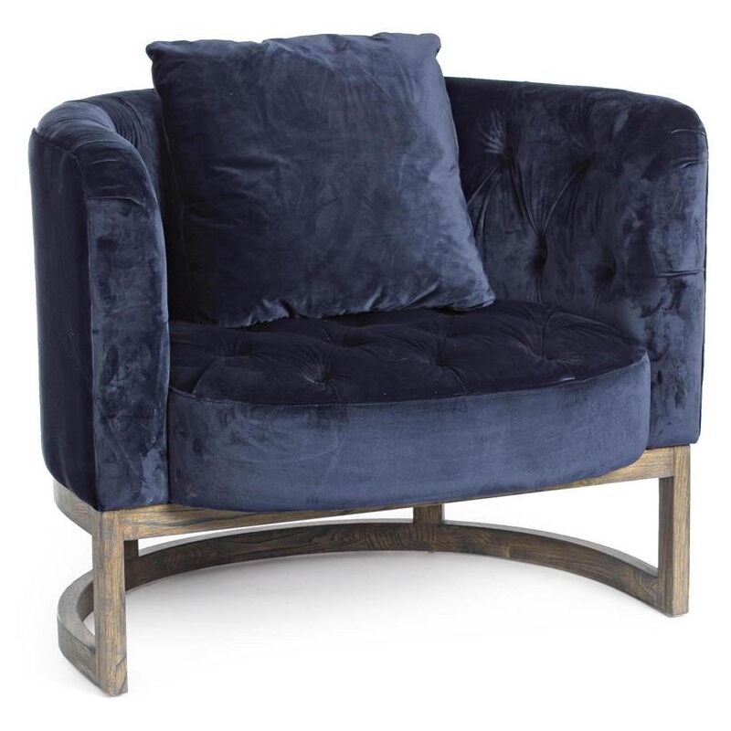 foto del prodotto poltrona midway blu