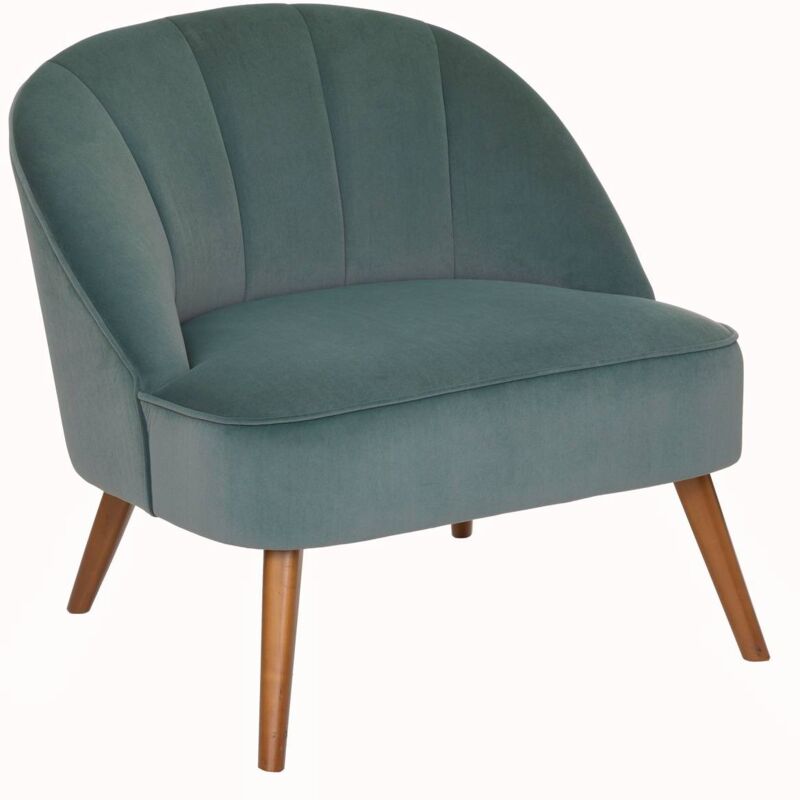 foto del prodotto poltrona naova velluto verde celadon atmosphera cr ateur d int rieur