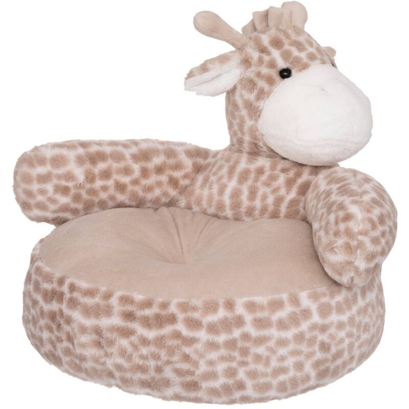 foto del prodotto poltrona per bambini giraffa beige e bianca atmosphera cr ateur d int rieur