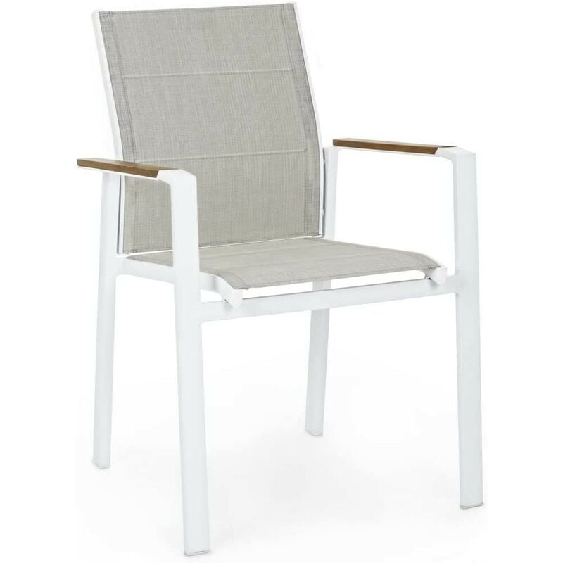 immagine 0 del prodotto poltrona poltrone beverly bianca in alluminio m0948 08 arredamento giardino