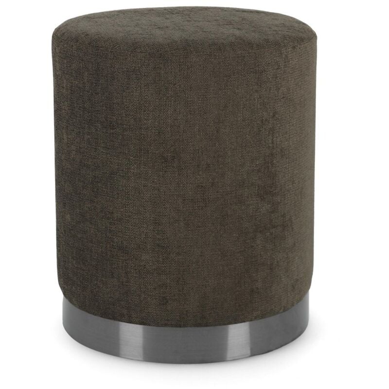 foto del prodotto poltrona pouf ernestine per interno, con struttura in legno di pino e mdf da 35 x 42h cm frost