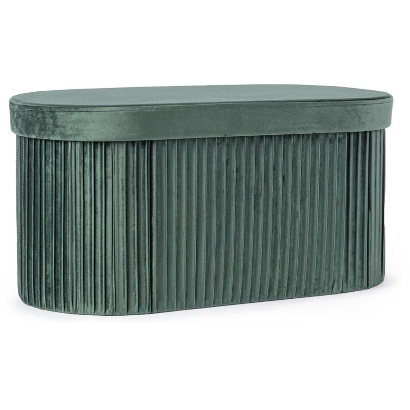 foto del prodotto poltrona pouf jocelyn per interno, con struttura in mdf castello blu