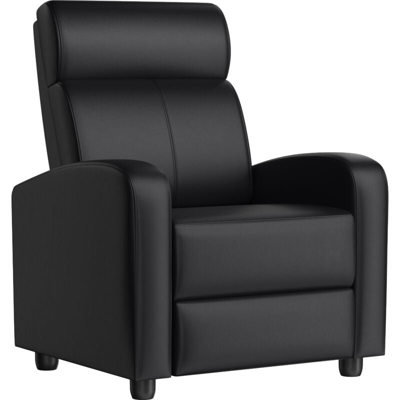 foto del prodotto poltrona reclinabile poltrona relax imbottita con schienale regolabile sedia monoposto con poggiapiedi da soggiorno ufficio studio camera da letto 67