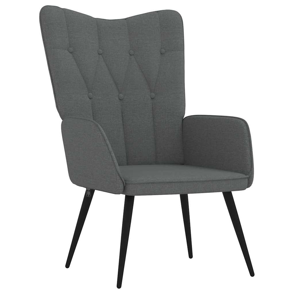 foto del prodotto poltrona relax grigio scuro in tessuto cod mxl 26234