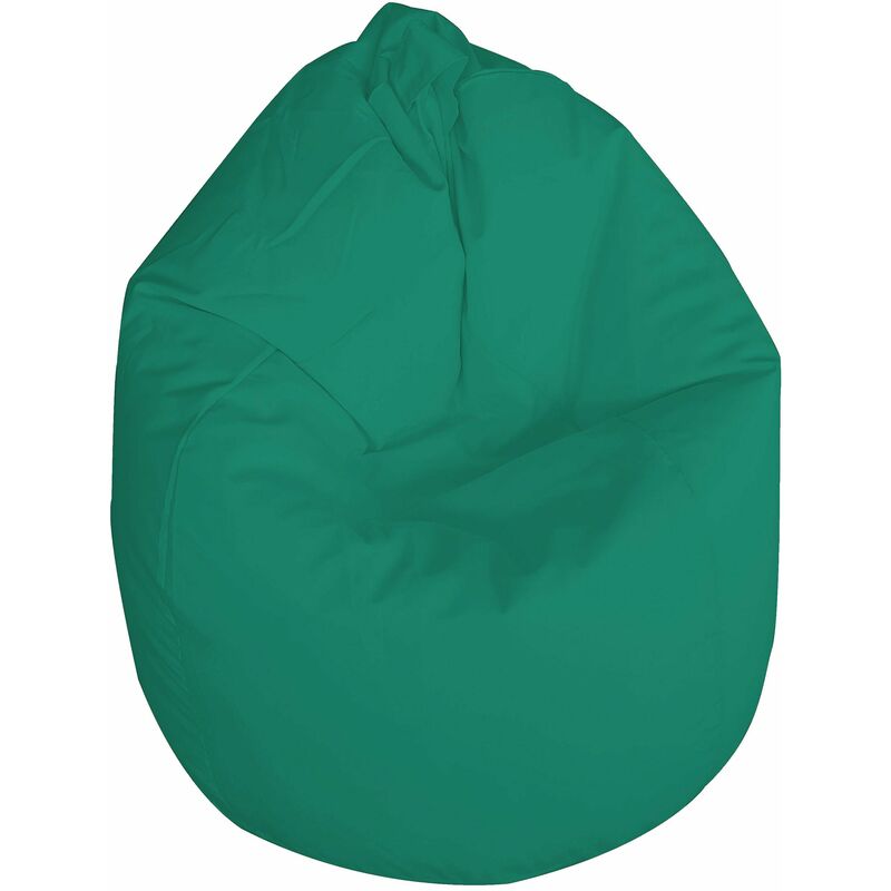 foto del prodotto poltrona sacco pouf in poliestere 70x110 cm ariel turchese