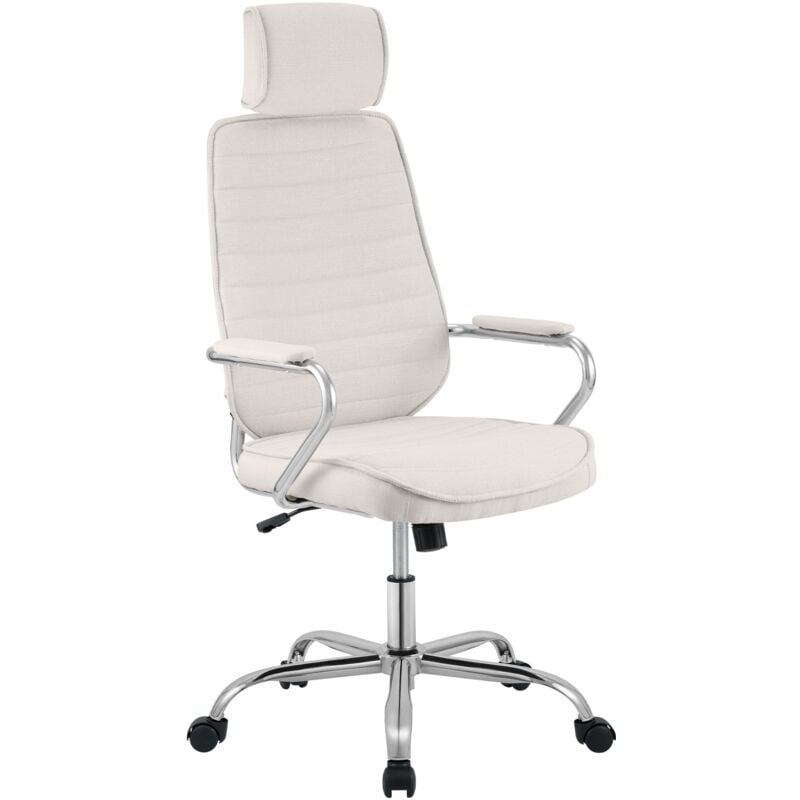 foto del prodotto poltrona ufficio rako in tessuto beige