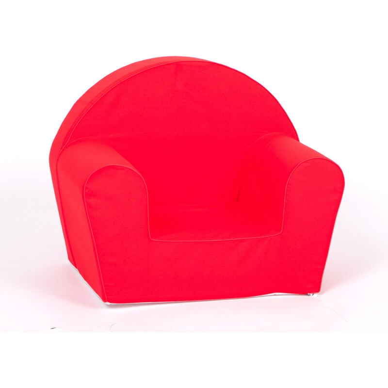 foto del prodotto poltroncina per bambini 42x31x50 cm in tessuto cotone rosso