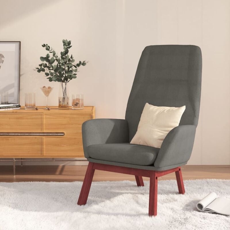 foto del prodotto poltroncina relax per studio o salotto in tessuto disponibili vari colori colore grigio chiaro